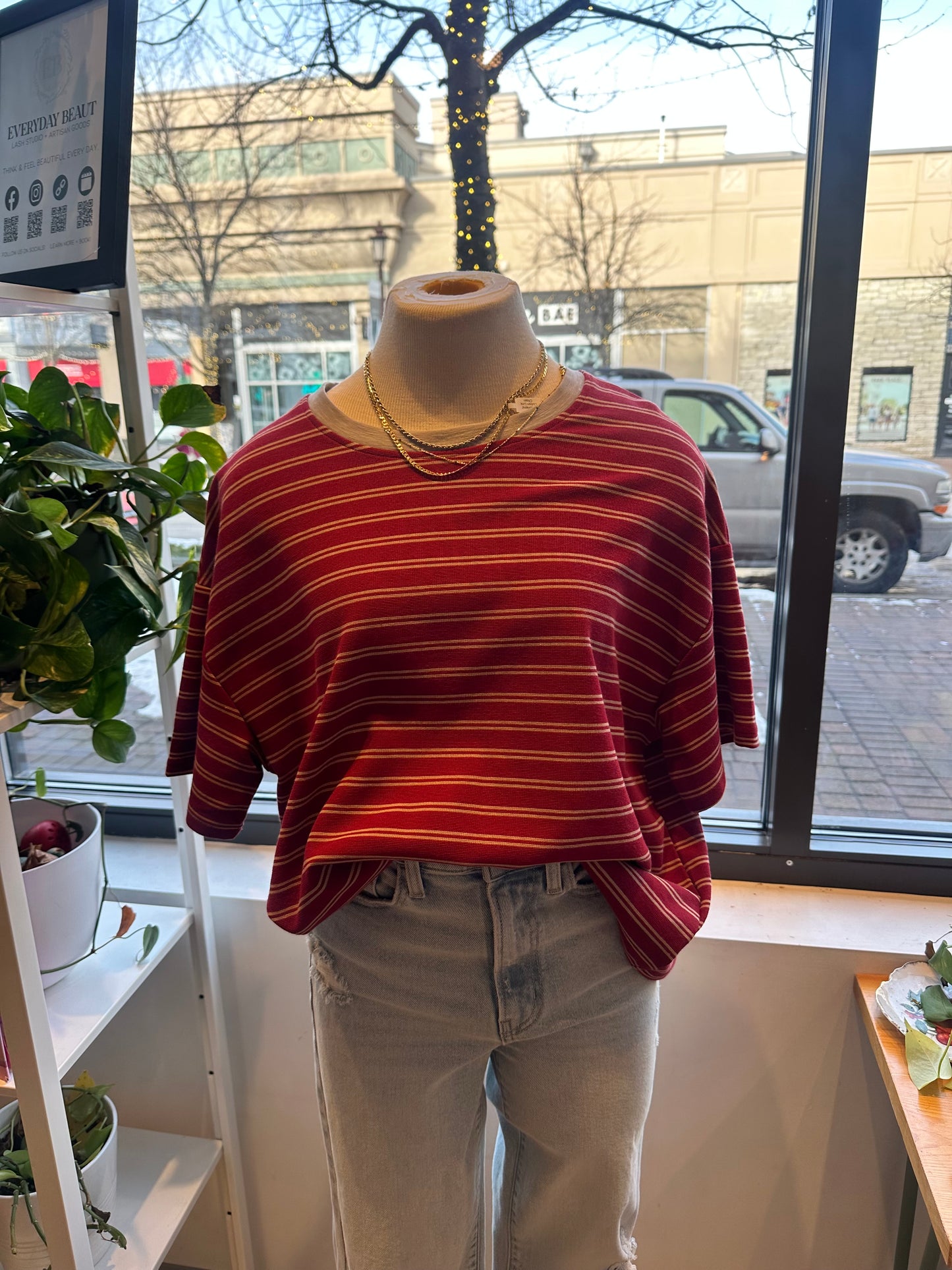 Rowan Stripe Crop