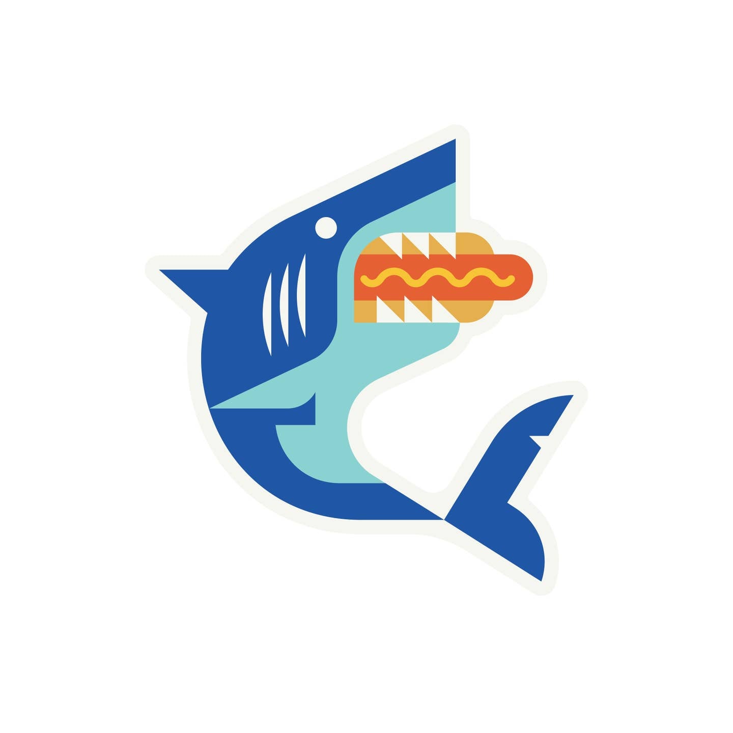 Hungry Shark Sticker