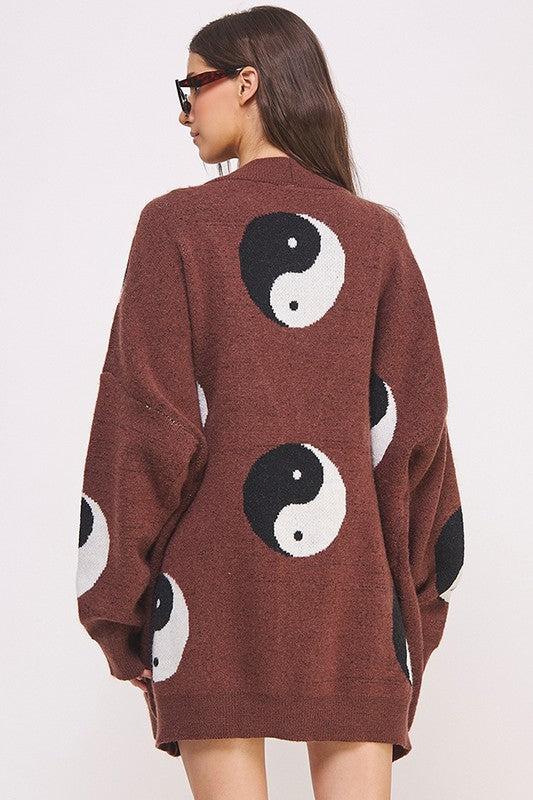 A Little Bit Like Magic Yin Yang Cardigan