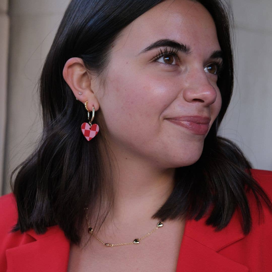 Heart Delicate Saturn Chain Necklace