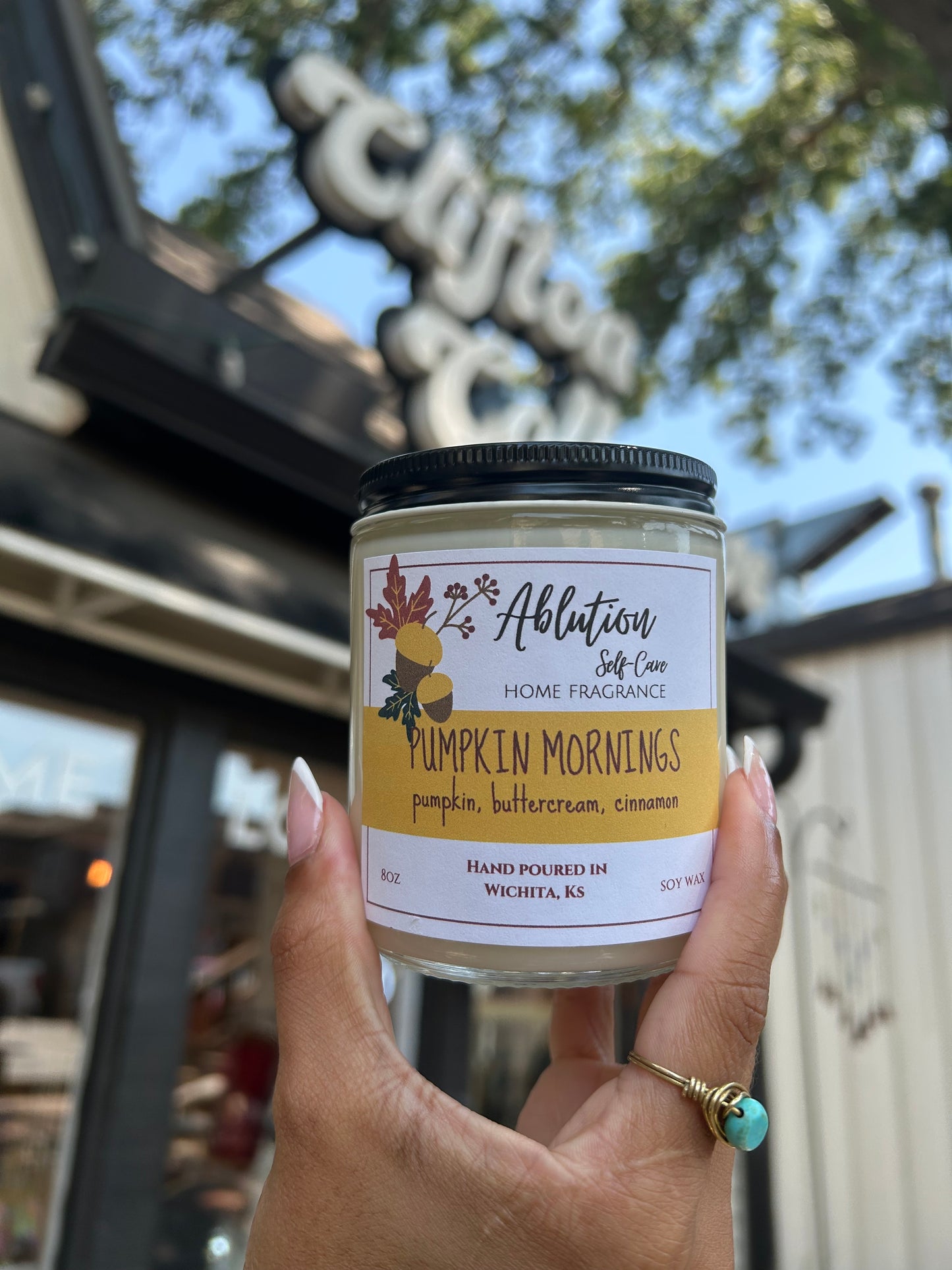Pumpkin Mornings Soy Candle