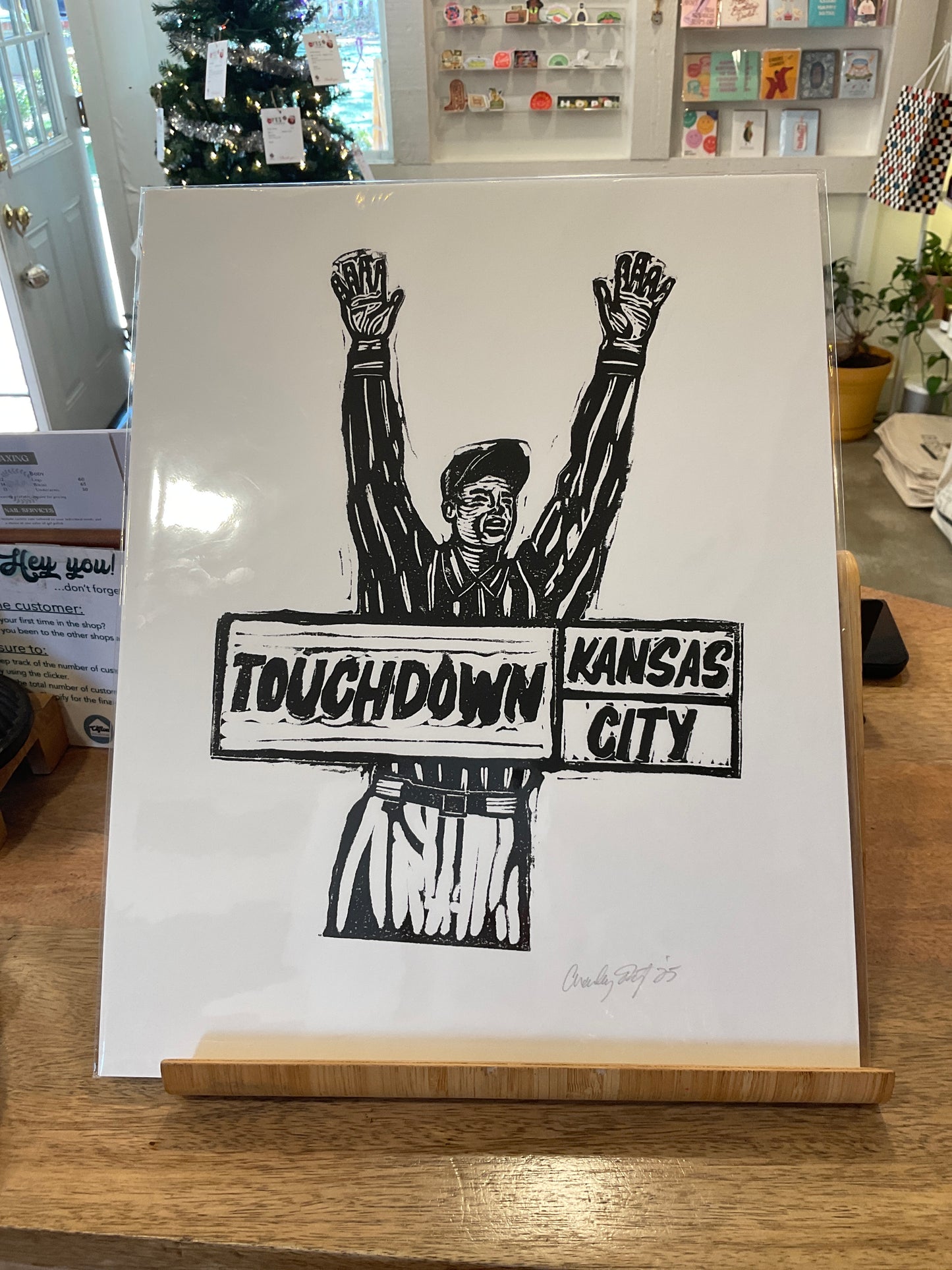 KC Touchdown Print