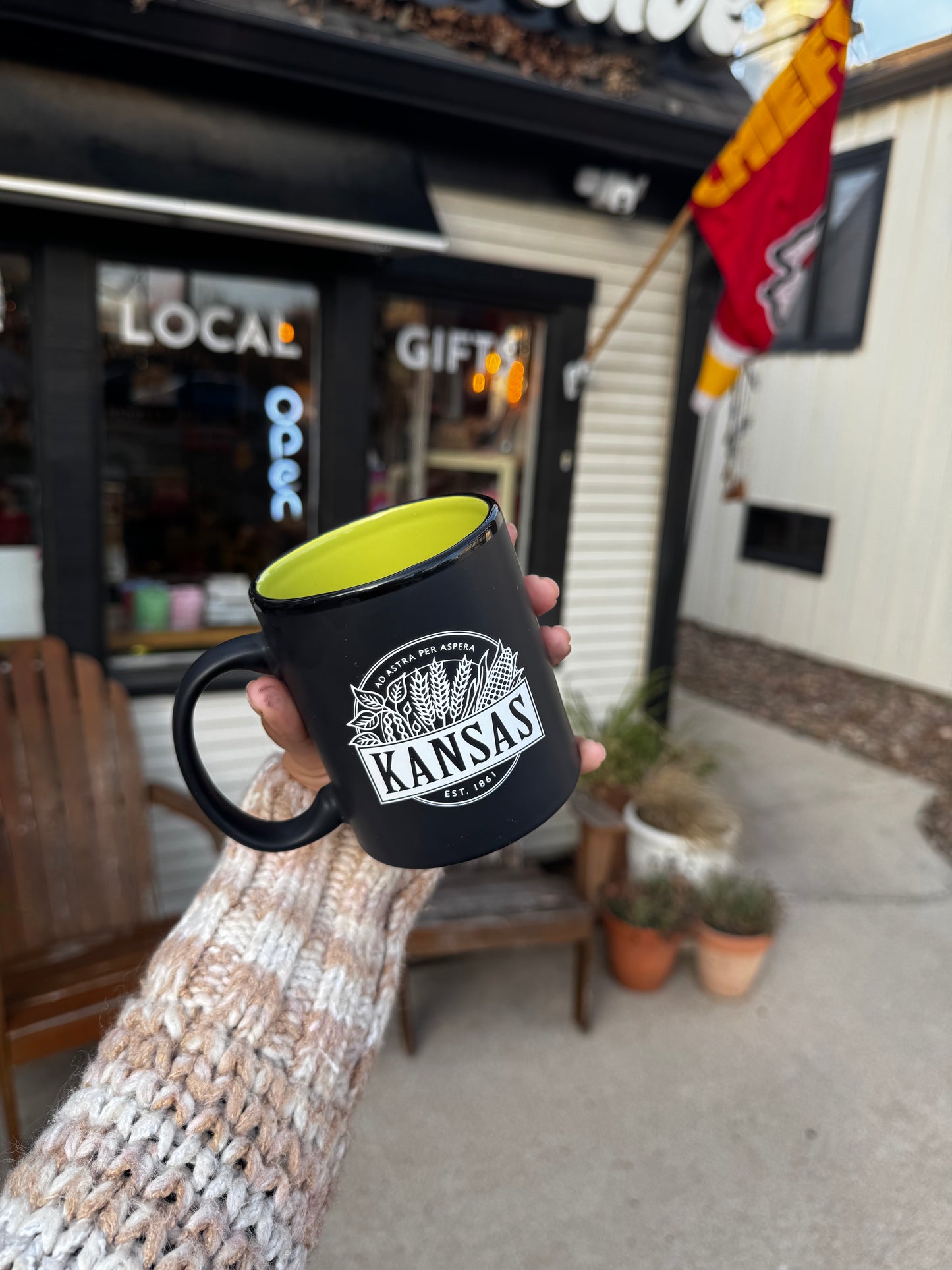 KANSAS Ad Astra Wheat Field Mug