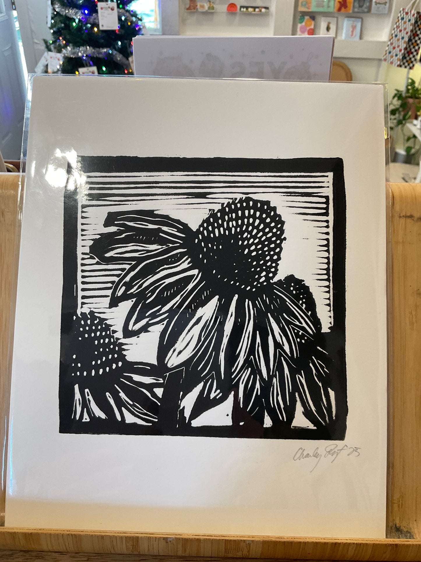 Sunflower Square Print