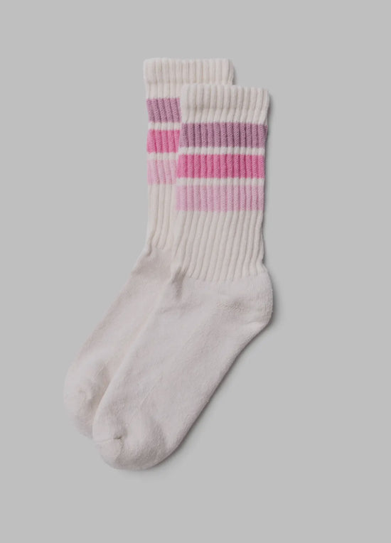 Birthday Retro Stripe Sock