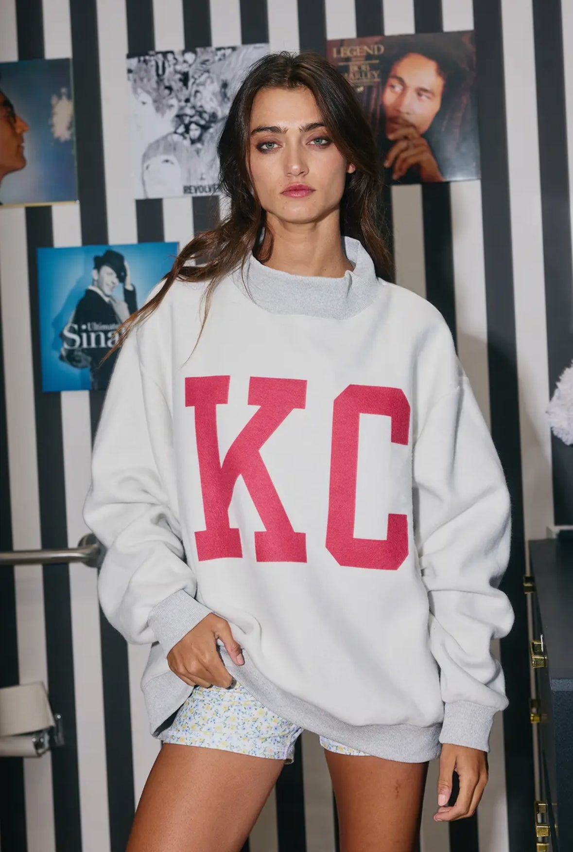 Game Day Reversible Mock Neck – KC Edition