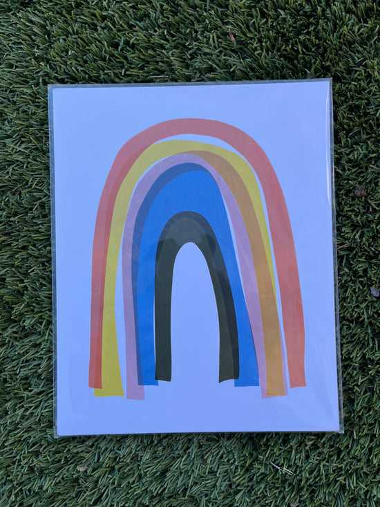 Warm Neutrals Rainbow 8X10 Print