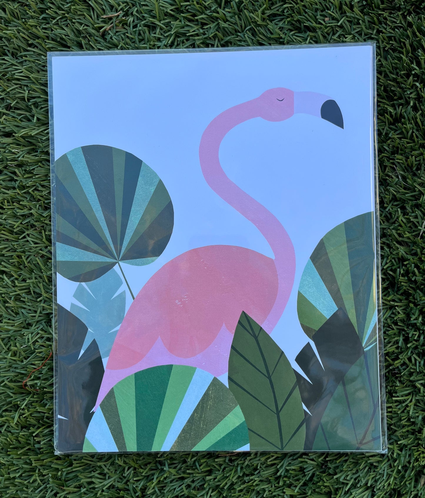 Florence the Flamingo 8X10 Print