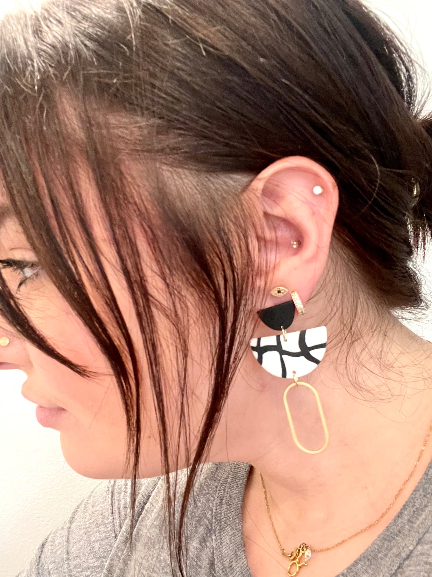 Load image into Gallery viewer, Tellurian Goods Clay Earrings
