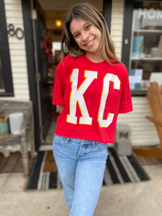 1KC Red Cropped Tee