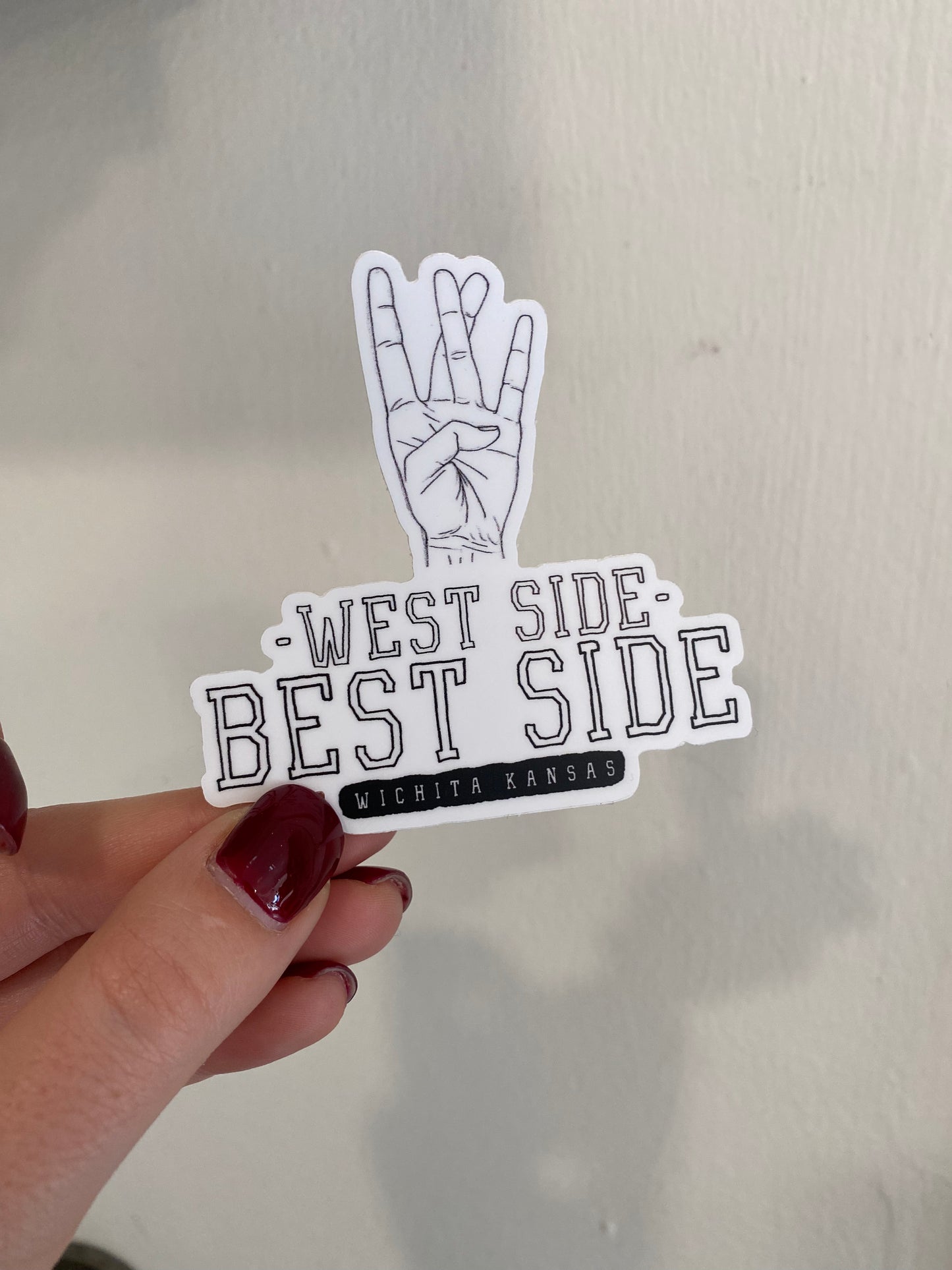 West Side Best Side Sticker