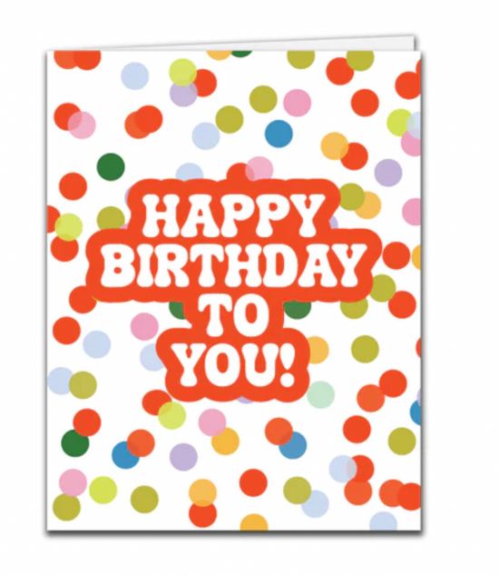 Happy Dots Birthday Card