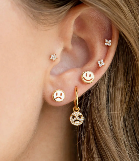 Happy & Sad Earring Studs – Clifton Collective