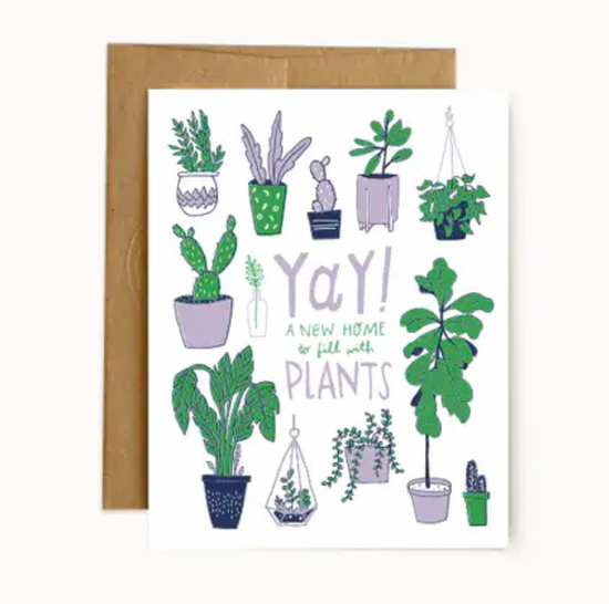 A New Home to Fill with Plants Card