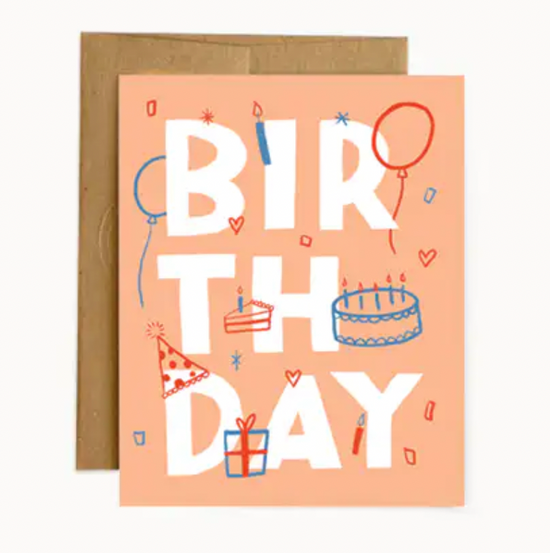 Load image into Gallery viewer, Cheerful Birthday Card
