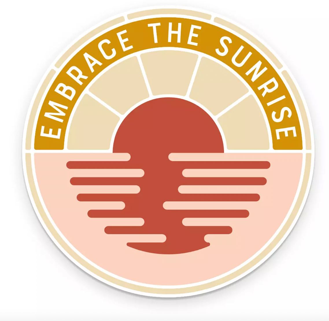 Load image into Gallery viewer, Embrace the Sunrise Sticker
