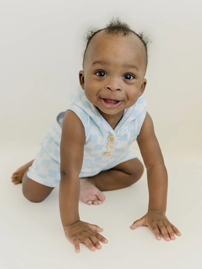 Hooded Shorty Romper