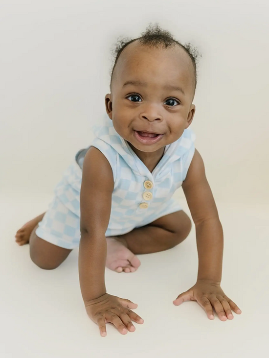 Hooded Shorty Romper