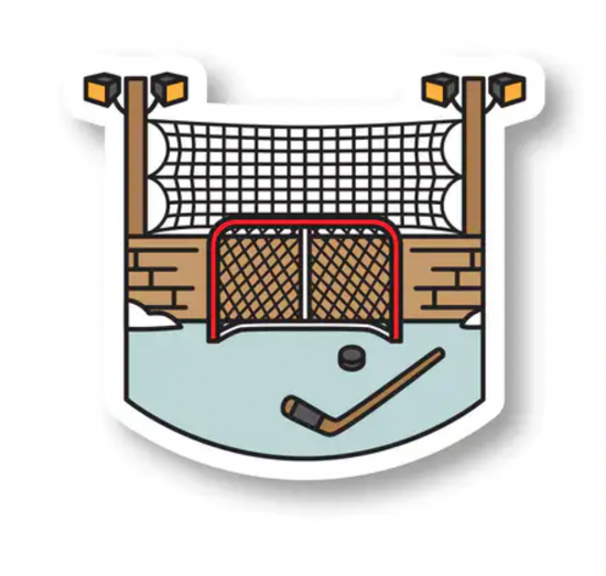 Load image into Gallery viewer, Hockey Rink Sticker
