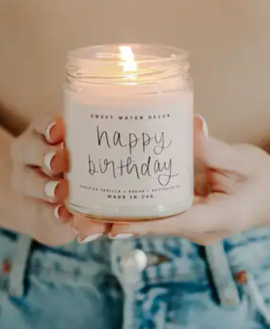 Load image into Gallery viewer, Happy Birthday Soy Candle
