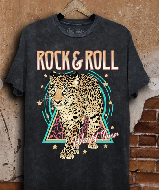 Rock and Roll World Tour Graphic Tee