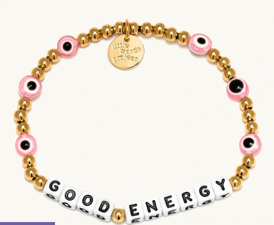 Good Energy Gold Little Words Bracelet