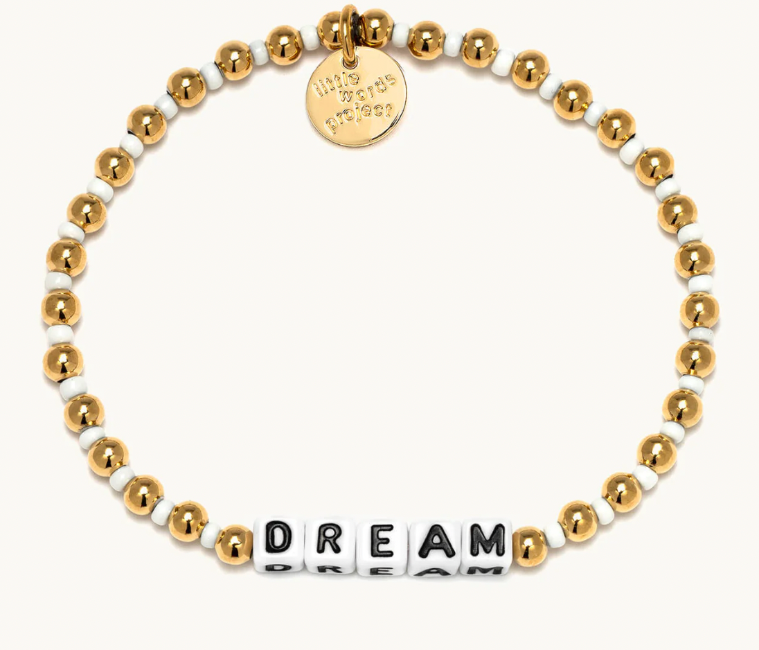 Dream Gold Little Words Bracelet