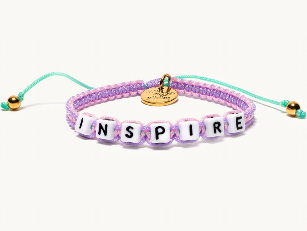 Inspire Woven Little Words Bracelet