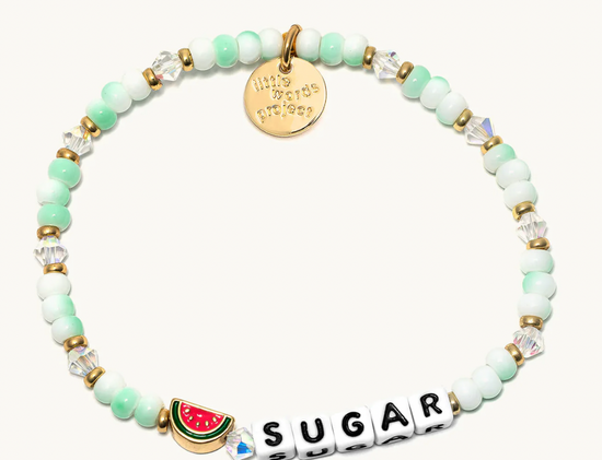 Sugar ~ Summer Snacks Little Word Bracelet