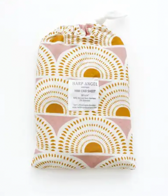 Vintage Sunshine Bamboo Changing Pad Cover