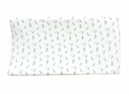 Green Leaves Bamboo Changing Pad Cover