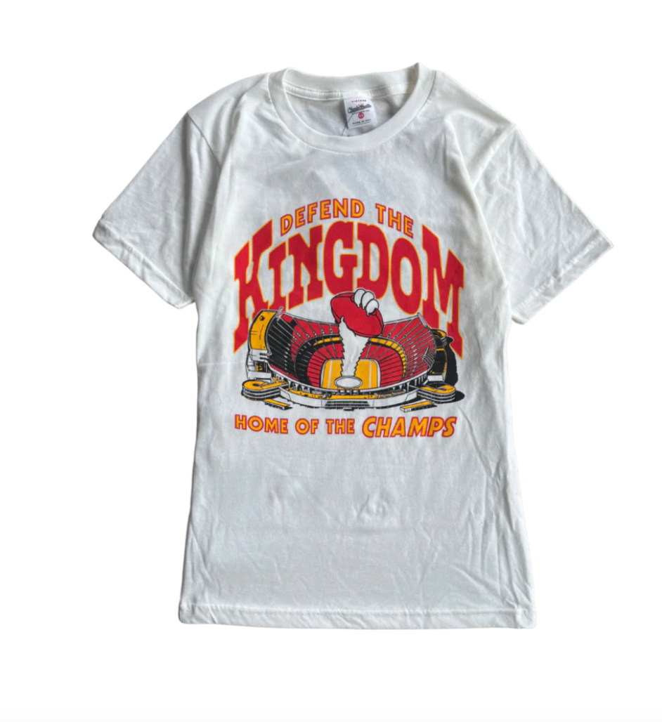 Load image into Gallery viewer, Defend the Kingdom, Home of the Champs Tee
