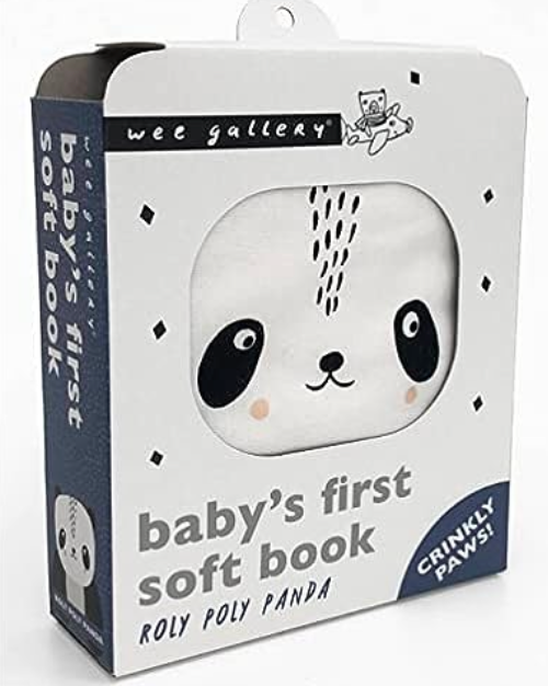 Load image into Gallery viewer, Roly Poly Panda Baby&amp;#39;s First Soft Book
