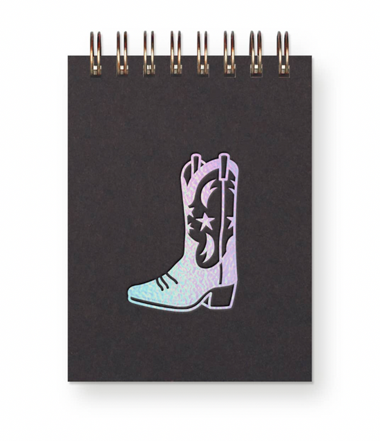 Cowboy Boot Mini Jotter Notebook