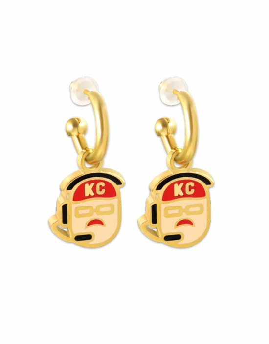 Coach Andy Reid Earrings