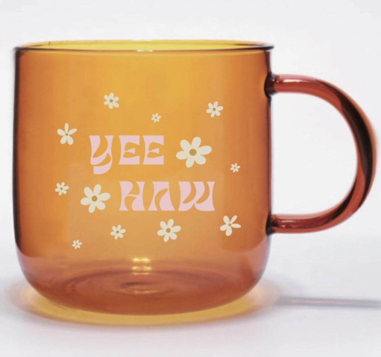 Yee Haw Glass Mug