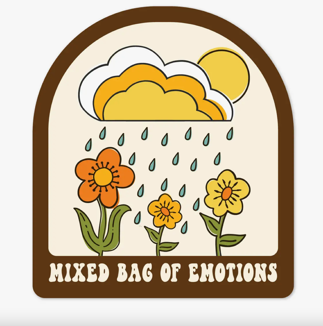 Mixed Bag of Emotions Sticker