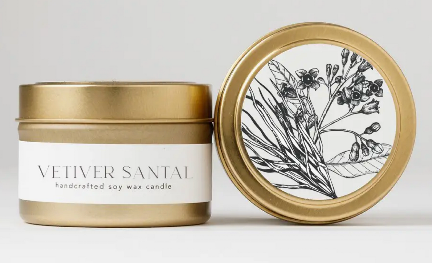 Vetiver Santal Travel Candle