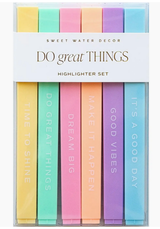 Do Great Things Highlighter Set