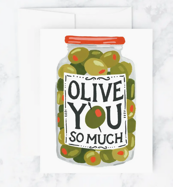 Olive You Card