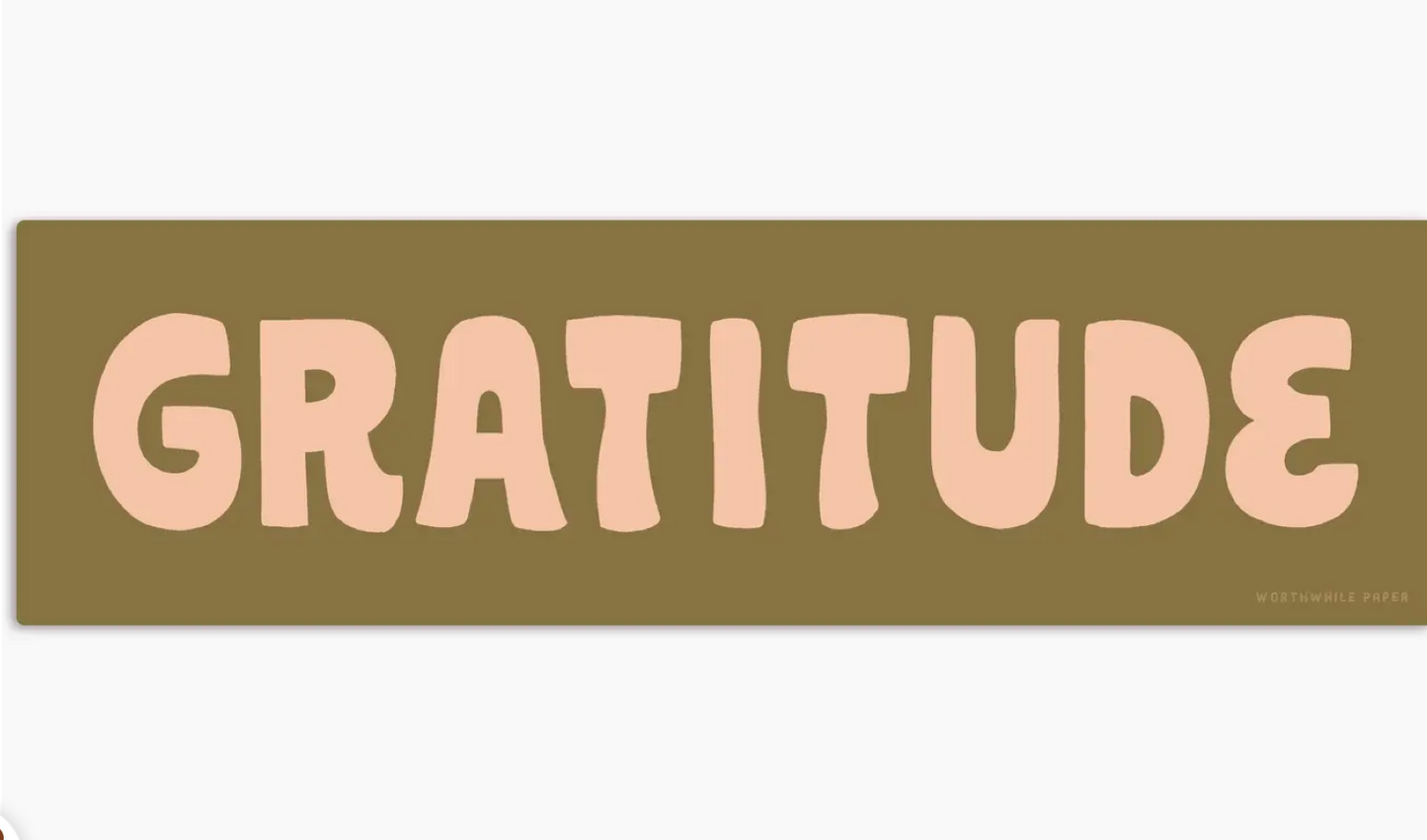 Gratitude Sticker