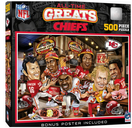 Kansas City Chiefs - All Time Greats 500 Piece Puzzle