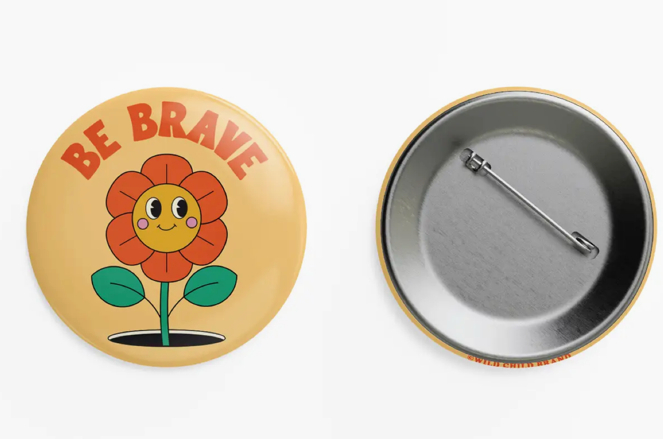 Be Brave Pin