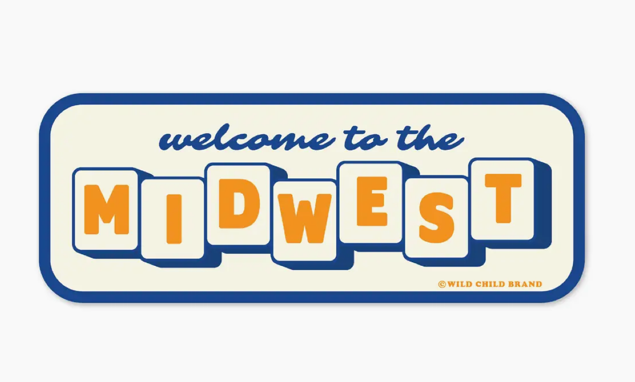 Midwest Welcome Badge Sticker