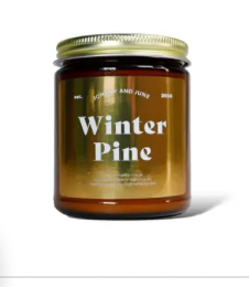 Winter Pine Holiday Soy Candle - 8oz