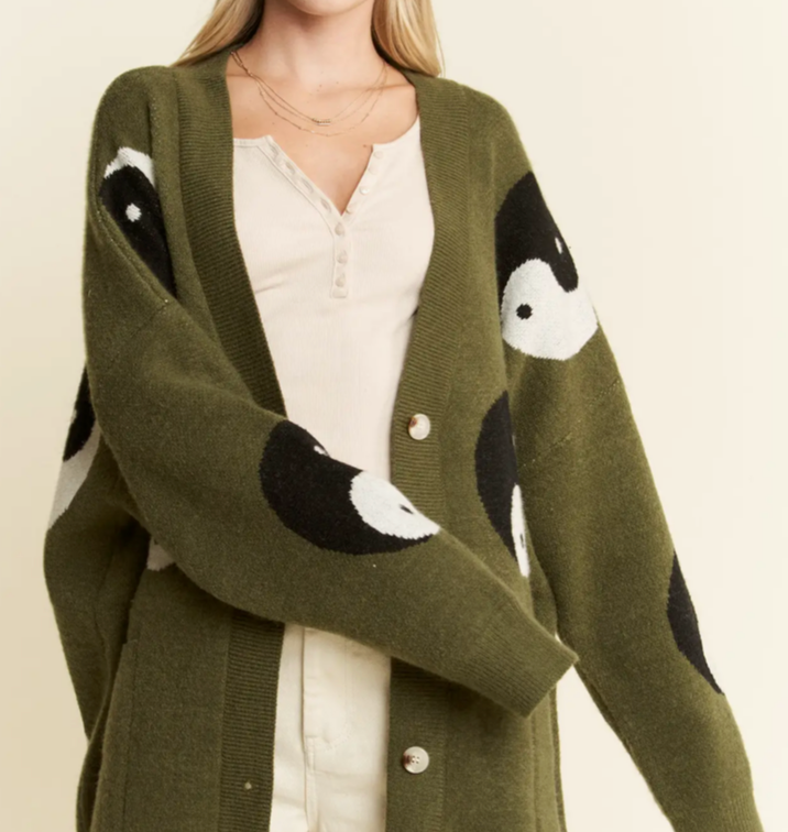 A Little Bit Like Magic Yin Yang Cardigan – Clifton Collective A Little Bit Like Magic Yin Yang Cardigan – Clifton Collective