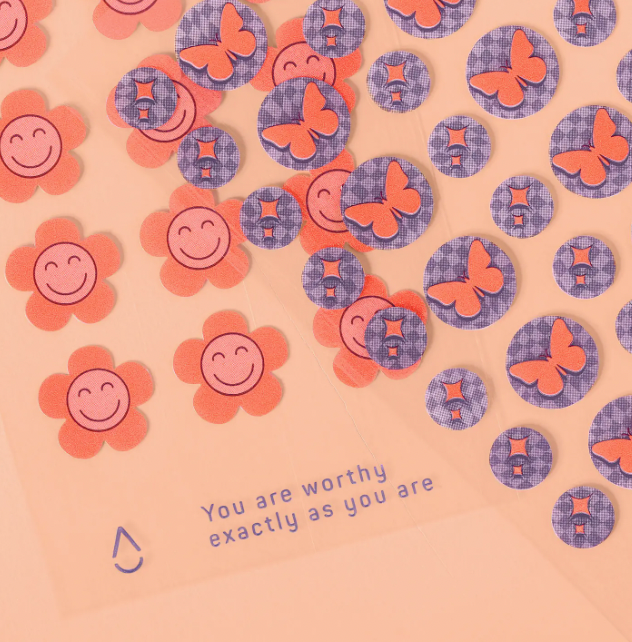Good Vibes, Butterfly & Flowers Hydrocolloid Pimple Patches