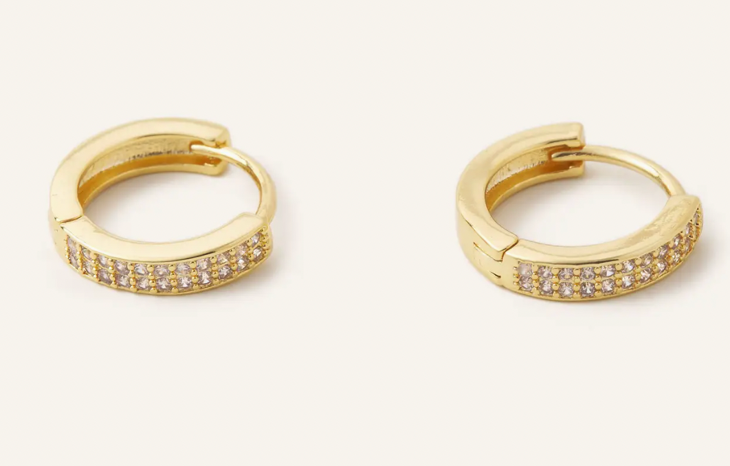 Gold Crystal Huggies