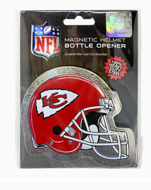 Kansas City Chiefs Helmet Bottle Opener