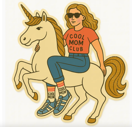 Cool Mom Unicorn Sticker